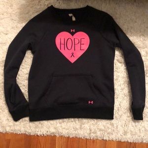 Under Armour medium breast cancer pullover